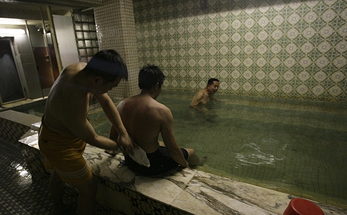  	Một nhà tắm công cộng ở Trung Quốc (Ảnh minh họa)