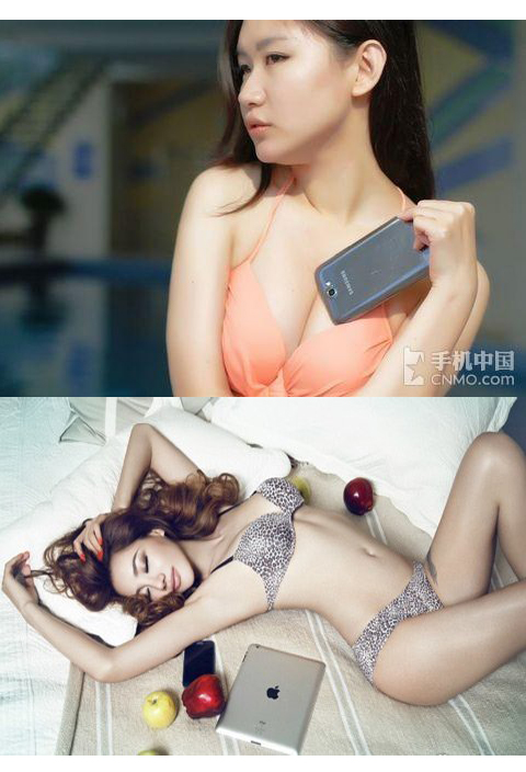 Người đẹp Samsung đọ dáng cùng siêu mẫu iPhone – Ai hơn ai?