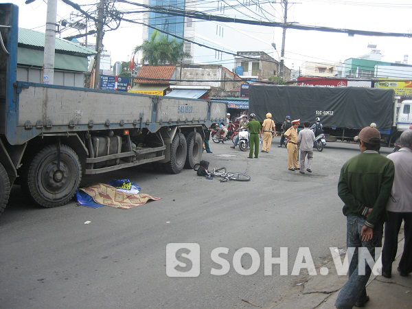 Hiện trường vụ tai nạn