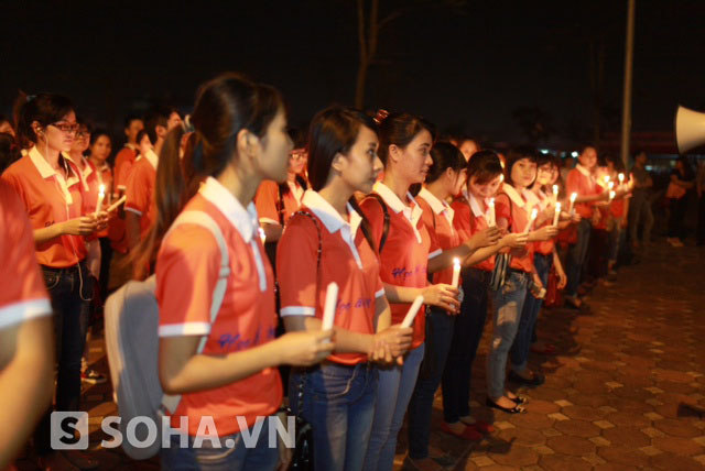 1000 sinh viên xếp thành tên Đại tướng Võ Nguyên Giáp