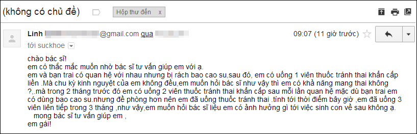 Rách bao cao su, vội uống tránh thai nữ sinh vẫn lo ngay ngáy!