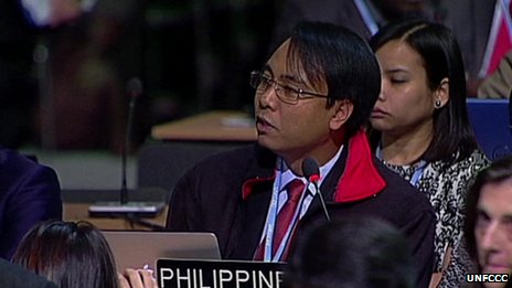  	Ông Sano - trường đoàn Trưởng đoàn đàm phán Philiipines COP19
