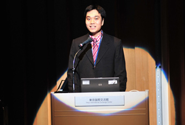 Anh Nguyễn Đăng Tuệ, nguyên Trưởng ban tổ chức chương trình Day Vietnam 2011 tại Nhật Bản. Ảnh Pho Ba Quoc Huy.