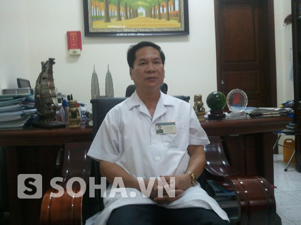 Bác sỹ cao cấp Lý Trần Tình, Giám đốc Bệnh viện Tâm thần Hà Nội.