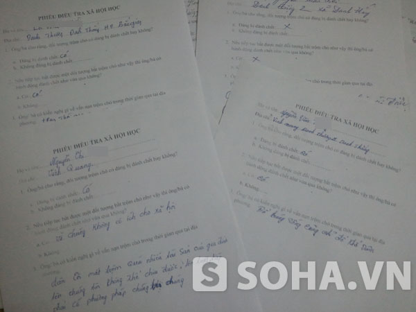 Trong số 48 phiếu điều tra được thu về, có 47 phiếu điều tra đồng tình với việc đối tượng trộm chó đáng bị đánh chết và 1 phiếu không đồng ý.