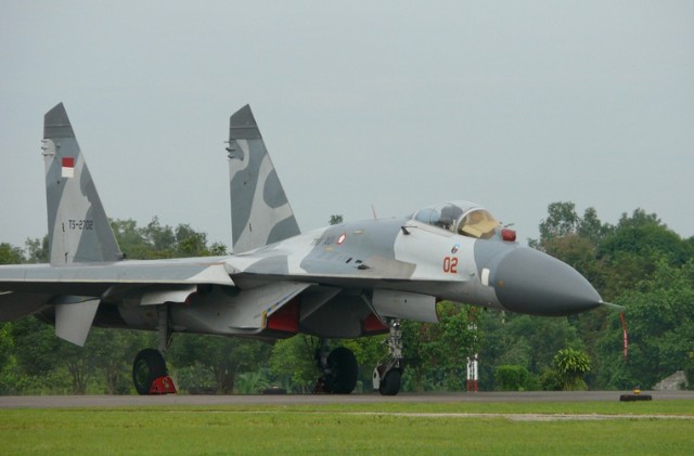  	Su-30MK2 của Không quân Indonesia.