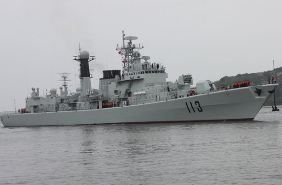 
	Tàu khu trục Type 052 Thanh Đảo của Trung Quốc.