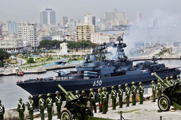 Admiral Chabanenko đến thăm Havana, Cuba