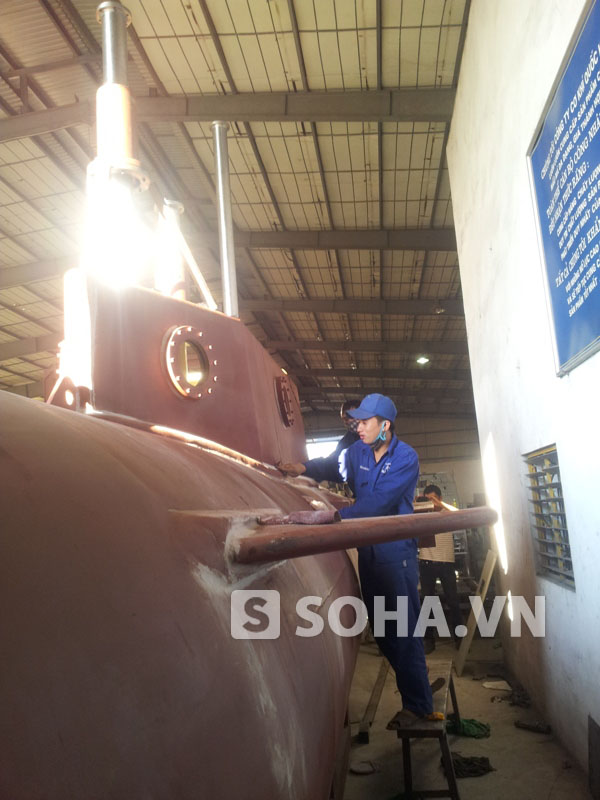 Cận cảnh tầu ngầm 'Trường Sa 1' của doanh nhân Việt