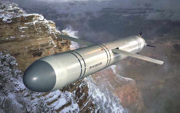 
	Tên lửa đối đất 3M-14E, tầm bắn 290 km, đầu chiến đấu nặng 400 kg