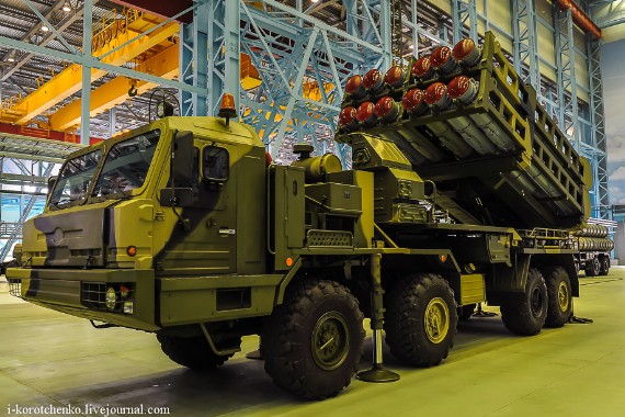 Hệ thống tên lửa phòng không S-350E Vityaz.