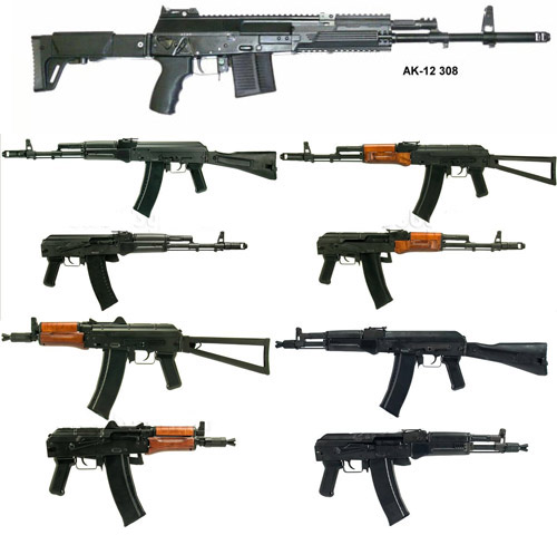  	Các biến thể khác nhau của AK-47