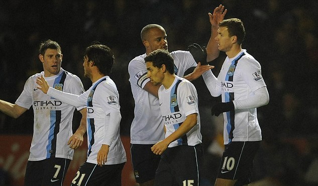  	Man City nhẹ nhàng tiến vào Bán kết