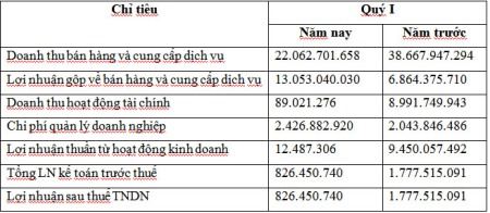 Công ty Cường Đô la: Lãi chưa đến 1 tỷ đồng trong quý I/2013