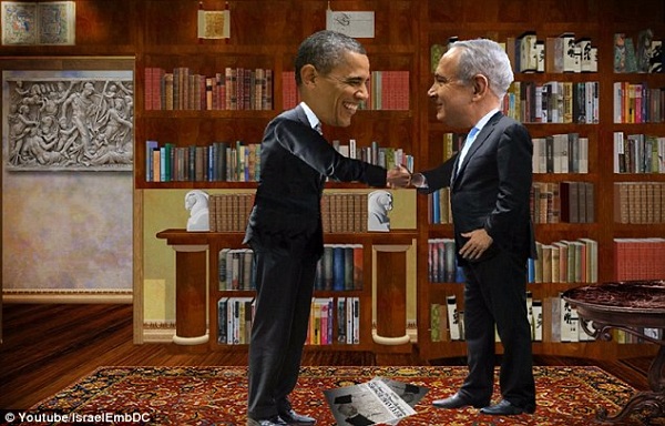Israel tung video 'chế' chào mừng Tổng thống Obama