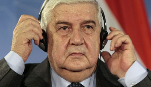 
	Ngoại trưởng Syria Walid al-Moallem.