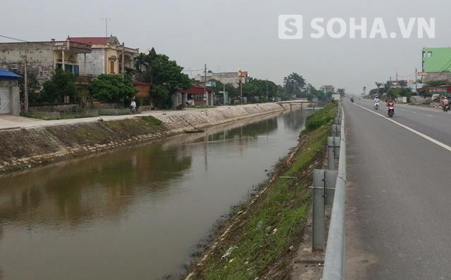 Khúc sông phát hiện thi thể của anh Hội