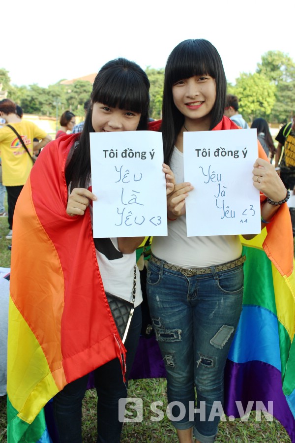 	Những thông điệp được đưa ra là một lá phiếu ủng hộ sự bình đẳng giới, hôn nhân đồng giới ở Việt Nam. 