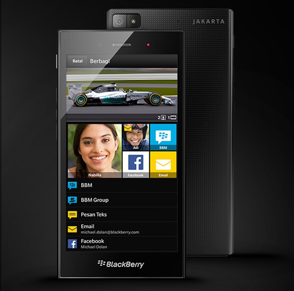 BlackBerry bắt đầu cho phép người dùng đặt hàng BlackBerry Z3
