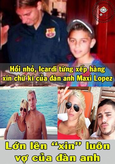 Quá đau cho đàn anh Maxi Lopez
