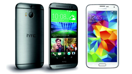 HTC, HTC One M8, Samsung Galaxy S5, BoomSound, Sense 6.0