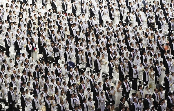 5.000 người cưới tập thể tại Hàn Quốc 1