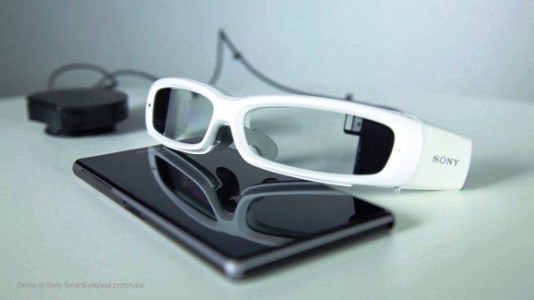 Sony smarteyeglass