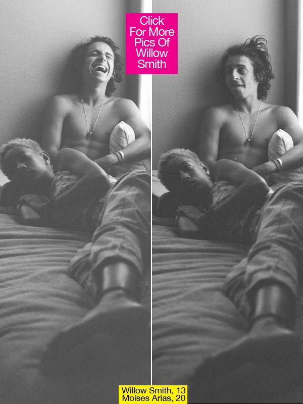 Willow Smith Moises Arias Bed Together