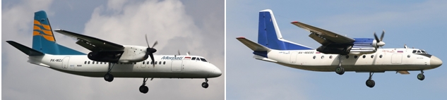 Xian MA-60 (2000) và Antonov An-24 (1960)