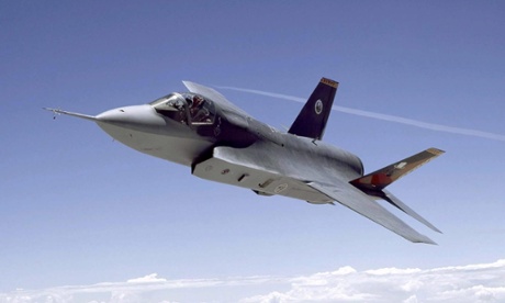 An F-35 Joint Strike Fighter.