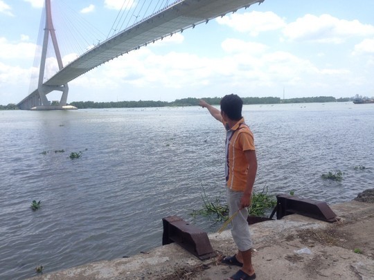 Cầu Cần Thơ, nơi nữ sinh viên nhảy sông Hậu tự tử.