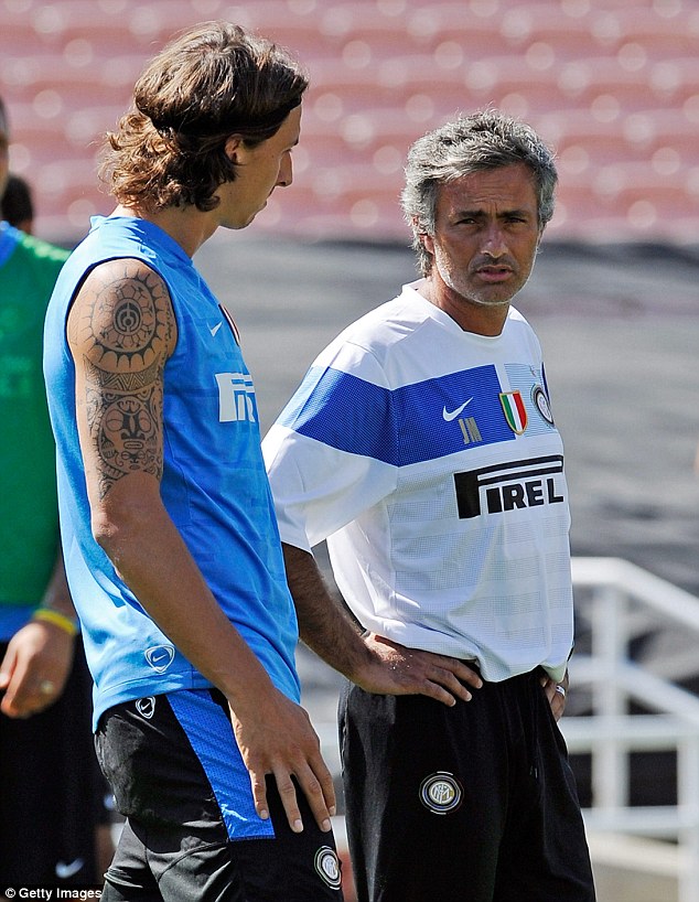 Mourinho và Ibrahimovic thời còn ở Inter