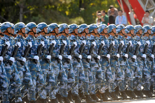 Quân phục ngụy trang của lính thủy đánh bộ Trung Quốc xứng đáng được xếp vào hạng thảm họa thiết kế