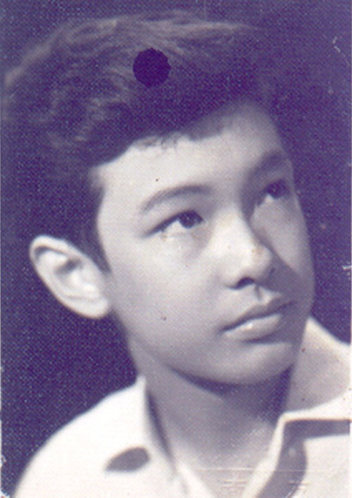 Cậu bé Chánh Tín lúc 15 tuổi