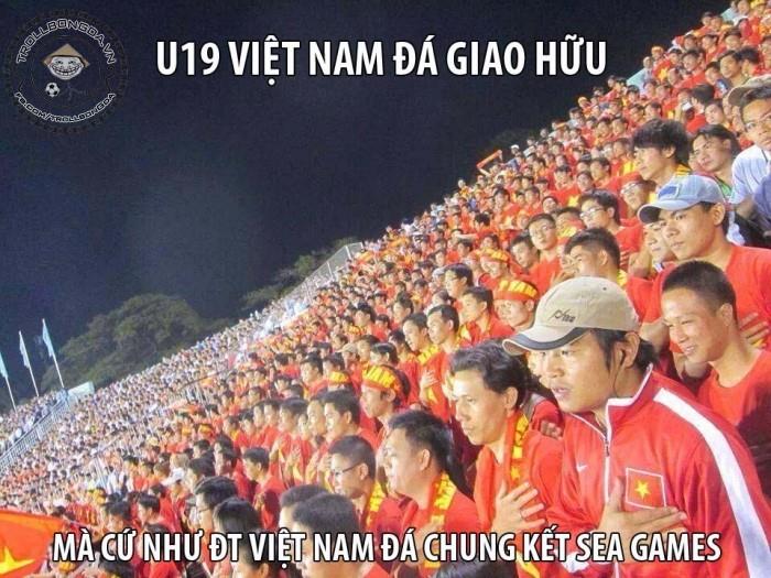 
	Tình yêu bóng đá của NHM Việt là đây