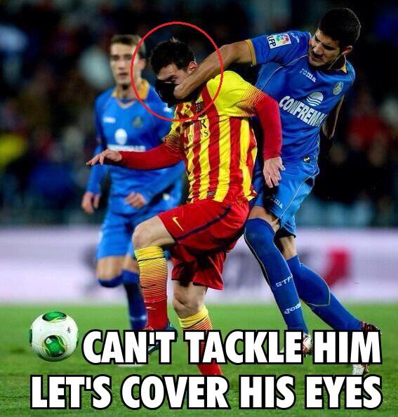 
	Bịt mắt Messi mà cản được anh ấy sao!?