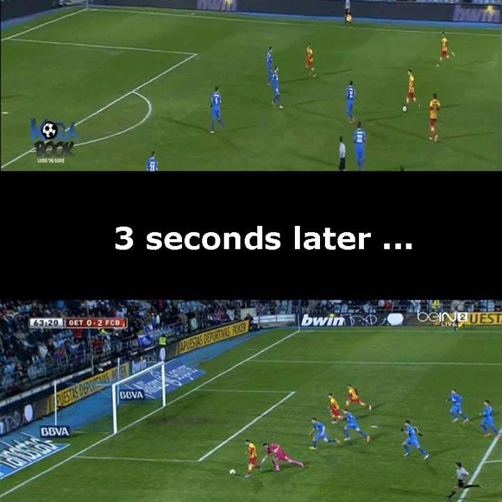 
	Với Messi 3 giây là đủ
