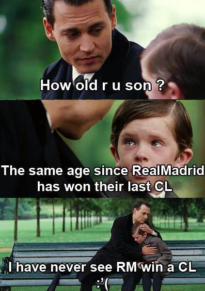 Có ai nhớ lần cuối cùng Real vô địch Champions League là khi nào không?
