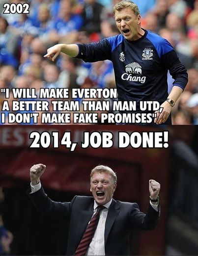 Ông ấy đã giữ đúng lời hứa giúp Everton đứng trên Man United