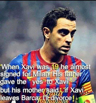 Barca phải cảm ơn mẹ của Xavi