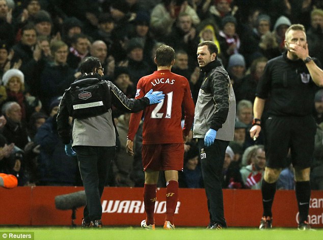  	Lucas Leiva chấn thương khá nặng