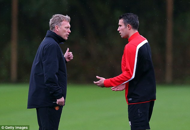 Van Persie không thoải mái dưới thời David Moyes