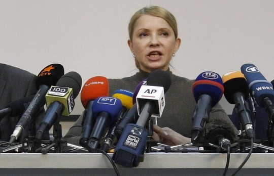 Bà Yulia Timoshenko, ứng viên Tổng thống Ukraine. Ảnh: ITAR-TASS