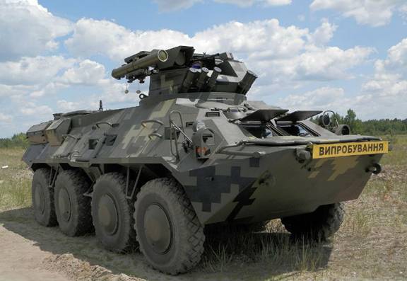 Xe bọc thép BTR-3RK mà Ukraine mới chạy thử nghiệm để bán cho Thái Lan