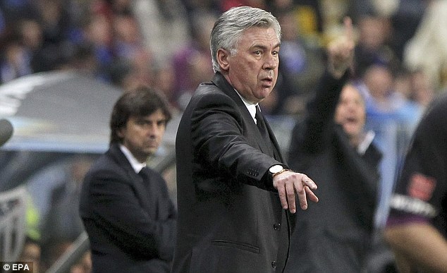 Mọi thứ vẫn nằm trong tầm kiểm soát của HLV Ancelotti