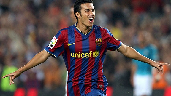 
	Pedro đang dẫn đầu danh sách ghi bàn cho Barca