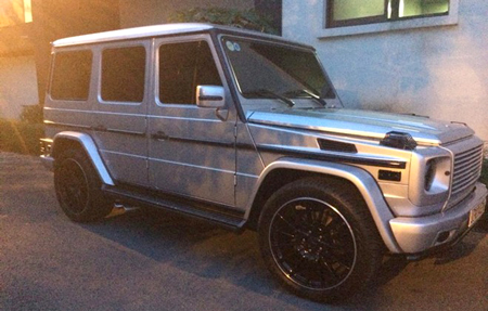 Chiếc xe địa hình Mercedes-Benz G550 AMG.