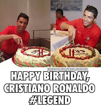 Sinh nhật Cris Ronaldo là hôm nay đấy