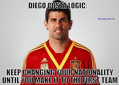 Lý lẽ của Diego Costa