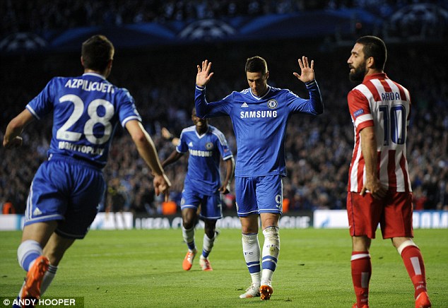 Rõ ràng chỉ 1 bàn thắng của Torres là không đủ giúp Chelsea đi tiếp